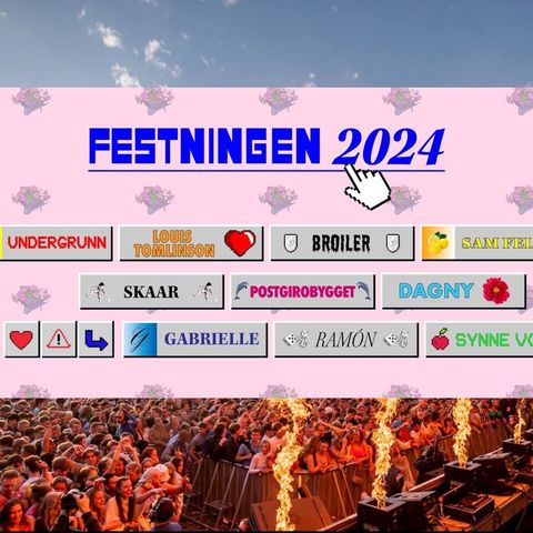 3 stk festningen festivalpass 2024