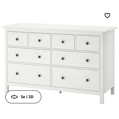 RESERVERT- IKEA Hemnes kommode