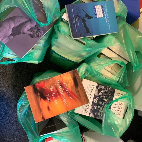 Bags of English books!