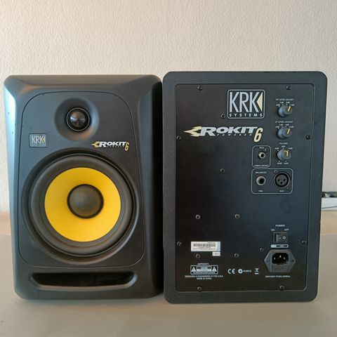 Krk Rokit 6 Aktive studio monitorer