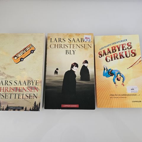 3stk Lars Saabye Christensen bøker