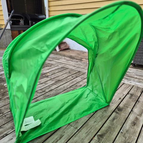 Ikea sufflett sengetelt grønn