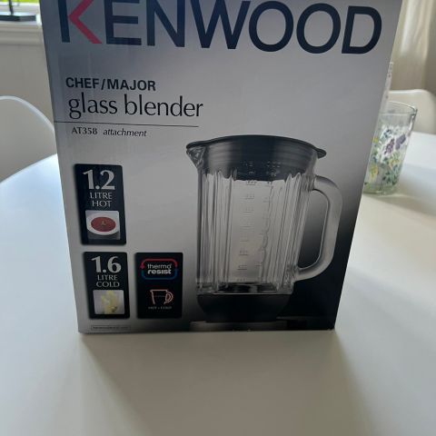 Ubrukt Kenwood glassblender