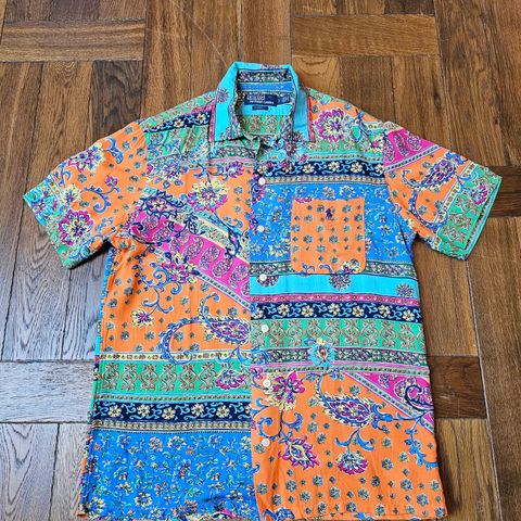 Ralph Lauren patchwork print camp shirt