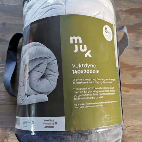 Mjuk vektdyne 5 kg 140x200 cm