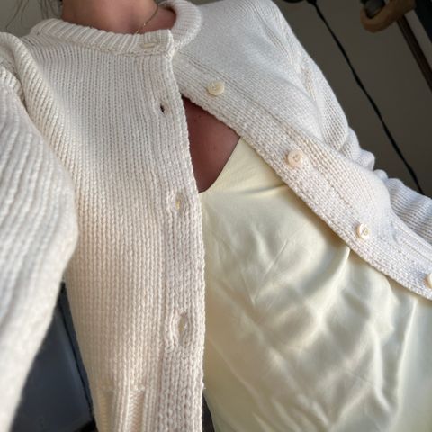 Zara strikket cardigan i ull, ny!