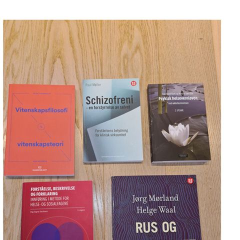 Fagbøker, rus og psykiskhelse