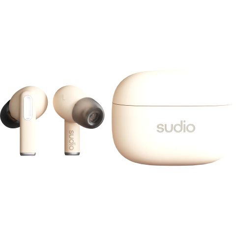 Sudio A1 (Pro) helt trådløse in-ear hodetelefoner (sand)