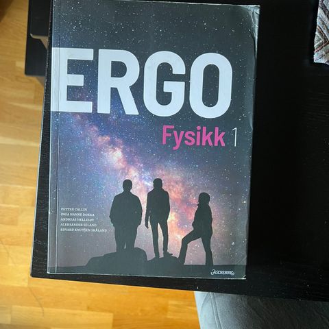 Ergo Fysikk 1 Bok Aschehoug