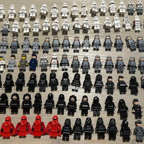 MASSE utgått lego star wars empire minifigurer