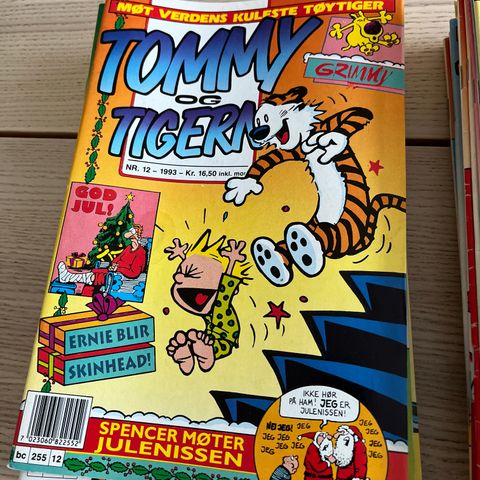 Tommy og Tigern, tegneserieblader.