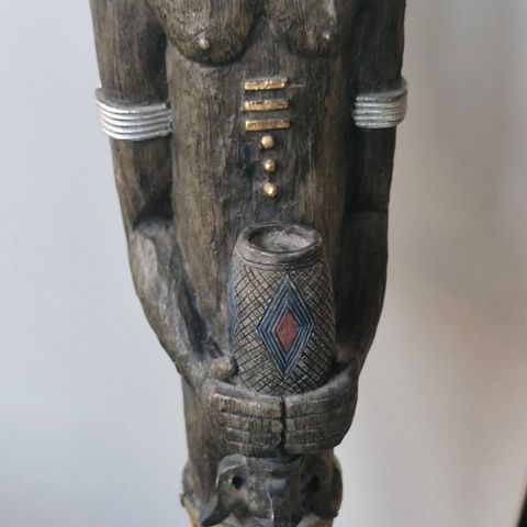Afrikansk Statue Figur