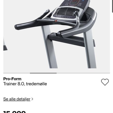 ProForm Trainer 8.0 Tredemølle