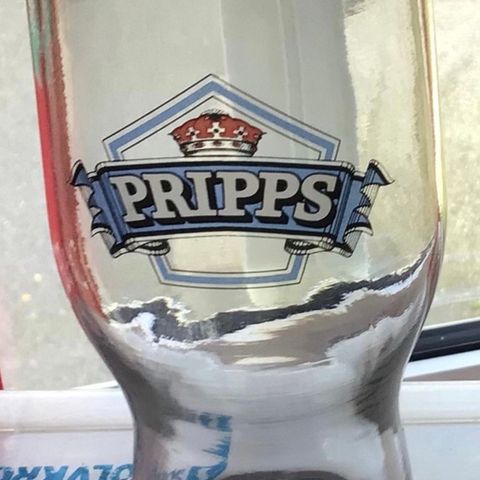 Ølglass Heineken og Pripps ølglass fra 90-tallet