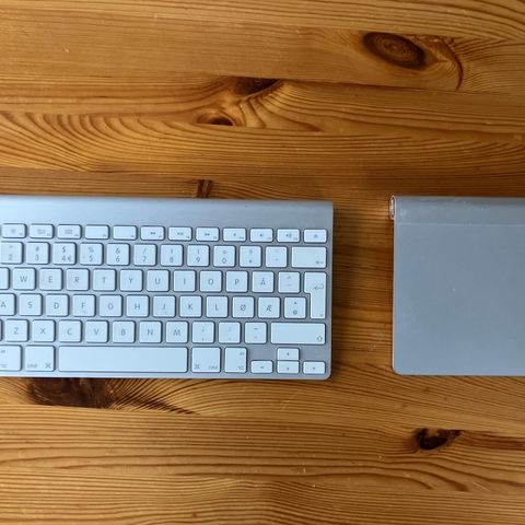 Apple trådløst tastatur og mus