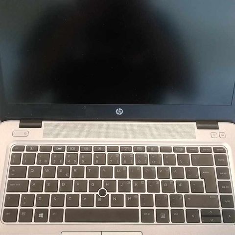 HP 840 G4 CPU i7-7500U 2.7GHz, 8GB RAM SSD 120GB WIN10PRO UTEN BATTERI OG LADER