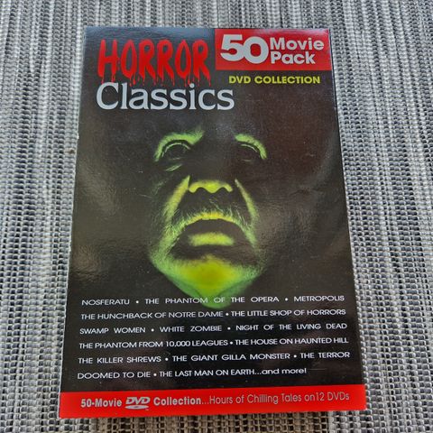 Horror Classics 50 filmer DVD