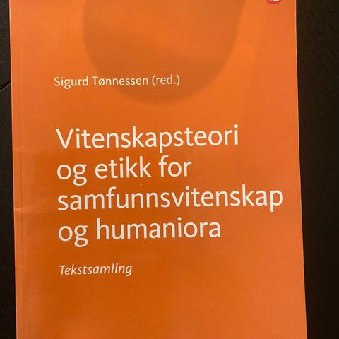 Vitenskapsteori og etikk for samfunnsvitenskap og humaniora