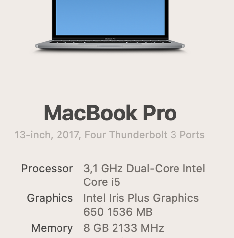 MacBook Pro 2017