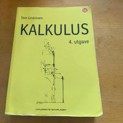 Tom Lindstrøm - Kalkulus, 4.utgave