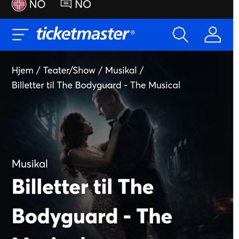 2x Bodyguard til utsolgt premiere! Rad 1