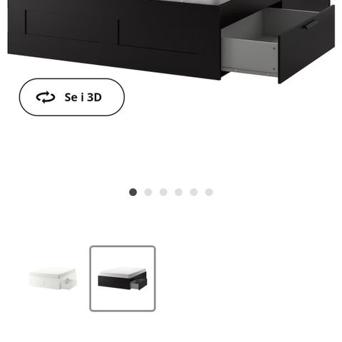 Brimnes seng fra Ikea 160cm