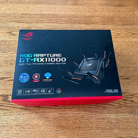 ROG Rapture GT-AX11000 Gaming Router AiMesh/Wifi6