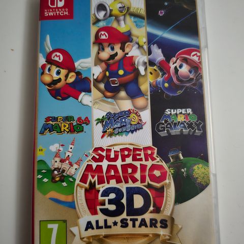 Nintendo Switch Super Mario 3D All Stars | Veiledende pris 1699kr