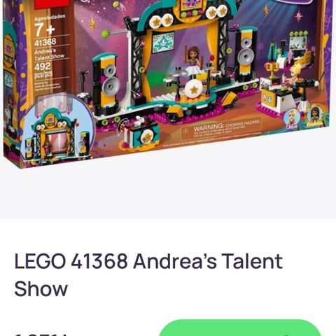 LEGO 41368 "Andrea’s Talent Show»