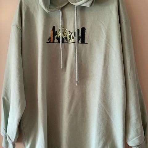 Green cactus hoodie