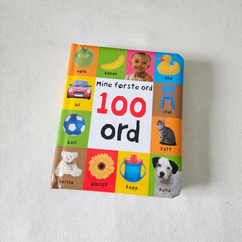 Mine første ord - 100 ord, barnebok