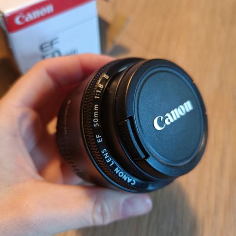 Canon objektiv 50 mm