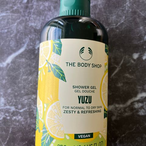 The Body Shop YUZU shower gel selges!