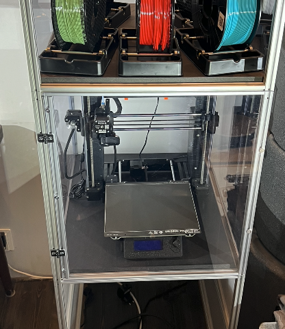 Prusa MK3S+ med MMU2S og Raspberry 3B 3D printer