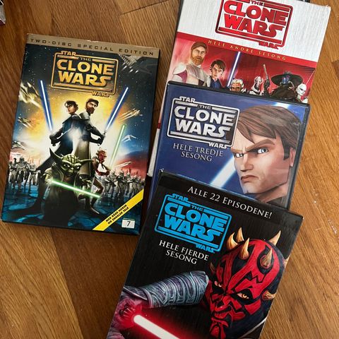 Star Wars - The Clone wars sesong 1-4