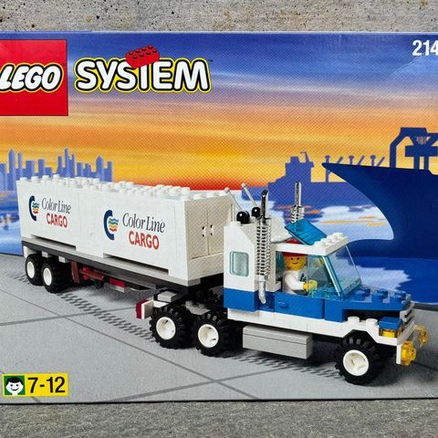 (FORSEGLET) LEGO System Color Line Container Lorry 2149 Cargo Truck 7-12