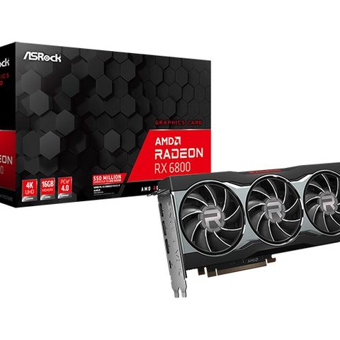 ASRock AMD Radeon RX 6800 grafikkort