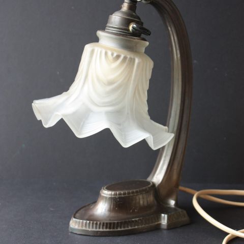 Gammel bordlampe