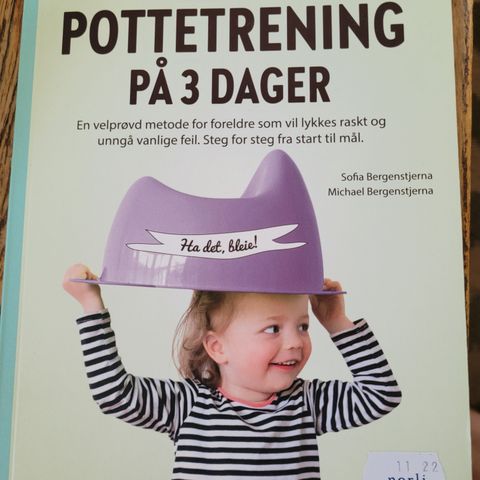 Pottetrening på 3 dager