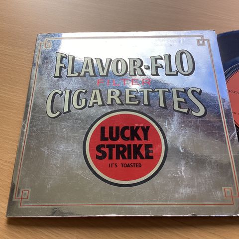 LUCKY STRIKE  REKLAMEPLATE