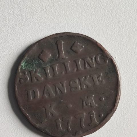 1 Skilling Danmark 1771