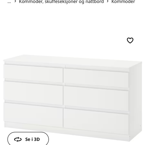 Kullen - kommode fra Ikea