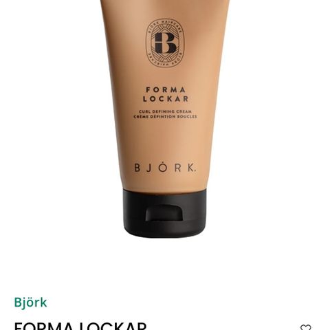 Inkl frakt 🌸 Björk FORMA LOCKAR curl defining cream