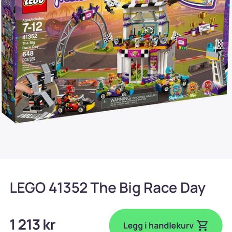 LEGO friends 41352 «Den store konkurransedagen