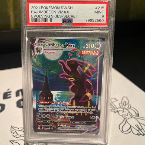 Pokemon Umbreon Vmax Evolving Skies Psa 9