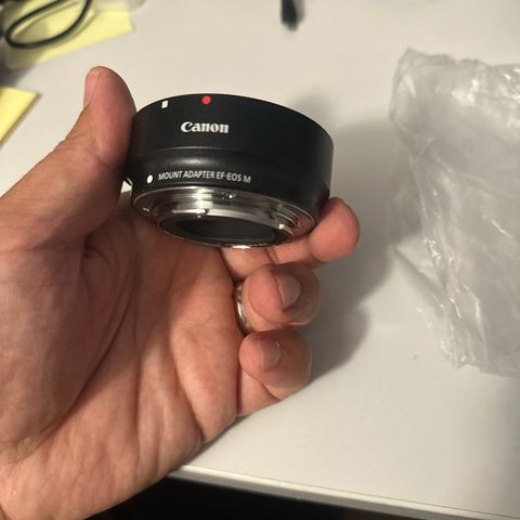 Canon mount adapter EF-EOS M