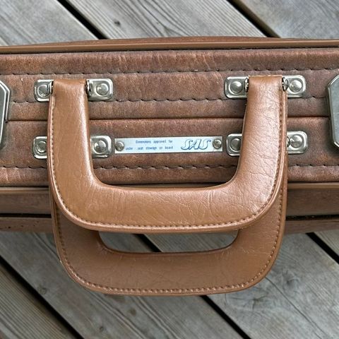 Flykabin veske / koffert 👝 Vintage SAS flightbag  👜 B45xD15xH35 💼