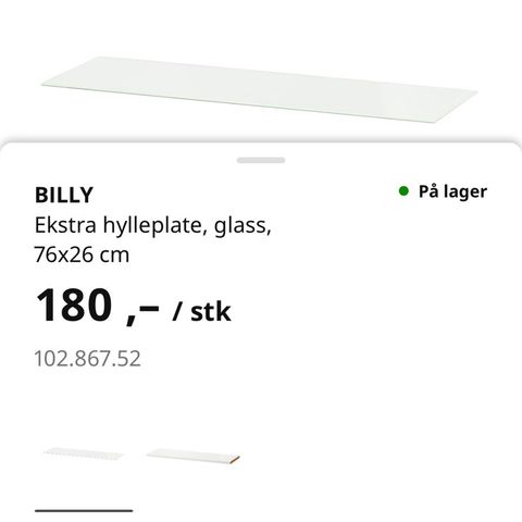 IKEA glassplater 6 stk