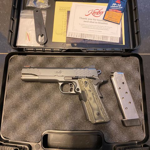 Kimber 1911 KHX Custom 45 ACP + 500 skudd