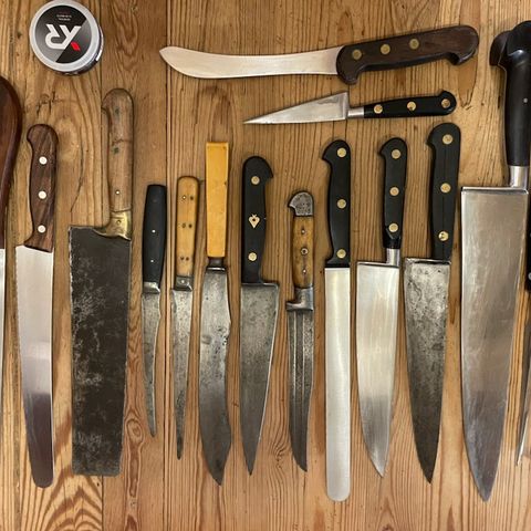 Kjøkkenkniver og smørekniver